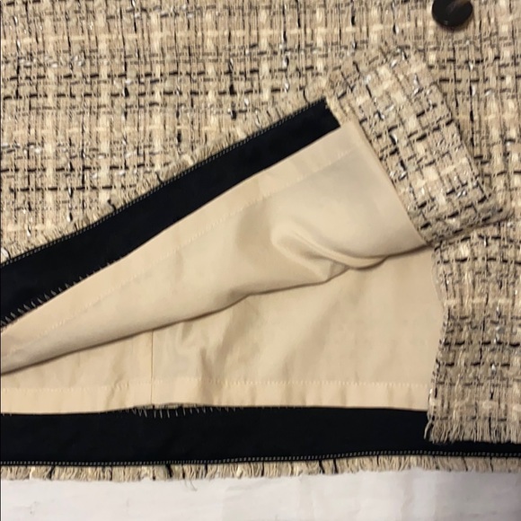 ❗️SOLD❗️Ann Taylor Tweed plaid Skirt Sz 14 - Picture 3 of 8